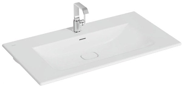 Vitra 7539B001-0001 Metropole Etajerli Lavabo 100 cm Mat Beyaz.